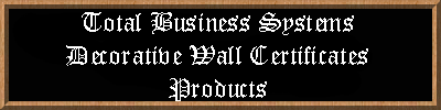 State of Michigan Wall Certificates Products