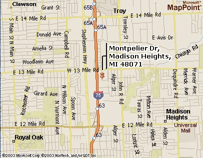 Madison Heights TBS/DDP Location